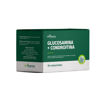 Glucosamina 500 mg + Condroitina 400 mg - 90 Comprimidos