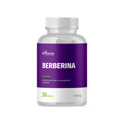 Berberina 500 mg - 60 Cápsulas