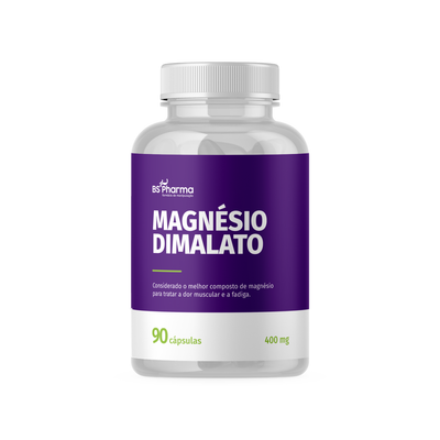 Magnésio Dimalato 400 mg - 90 Cápsulas
