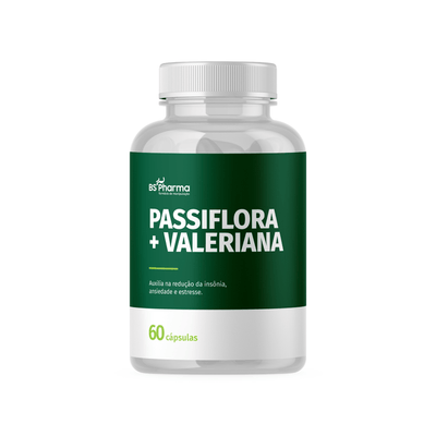 Passiflora 250 mg Valeriana 50 mg - 60 Cápsulas