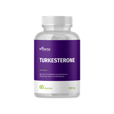 Turkesterone 500 mg - 60 Cápsulas