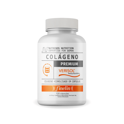 Colágeno Verisol Premium Finelin - 120 Cápsulas - Nutrends