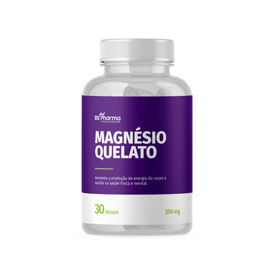 Magnésio Quelato 250 mg - 60 Cápsulas