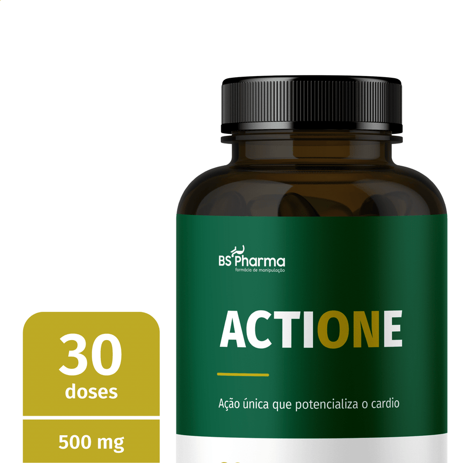 Informações do rótulo de ActiOne (L-BAIBA Ácido Beta-Aminoisobutírico) 500 mg, 60 Cápsulas da BS Pharma