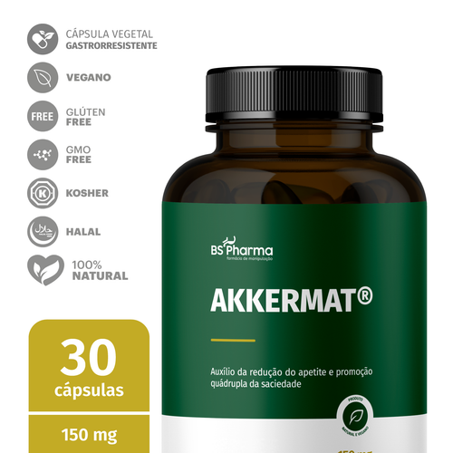 Informações do rótulo de Akkermat 150 mg, 30 Cápsulas Gastrorresistentes da BS Pharma