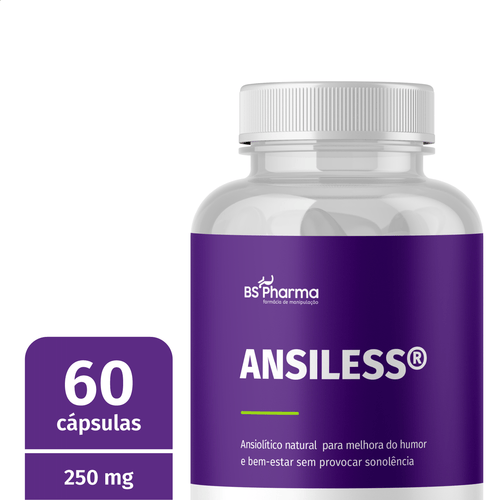 Informações do rótulo de Ansiless (Escutelária) 250 mg, 60 Cápsulas da BS Pharma