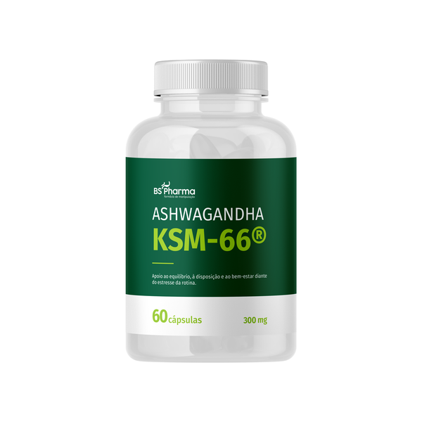 Ashwagandha KSM 66 500mg - 60 Cápsulas