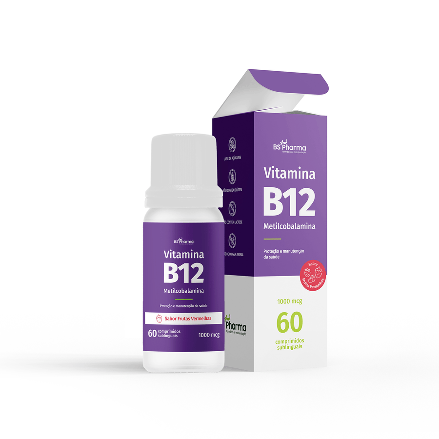 Vitamina B12 Sublingual 1000mcg BS Pharma