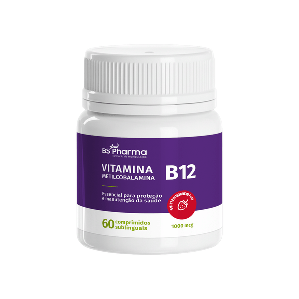 Vitamina B12 Metilcobalamina Sublingual - 60 Comprimidos