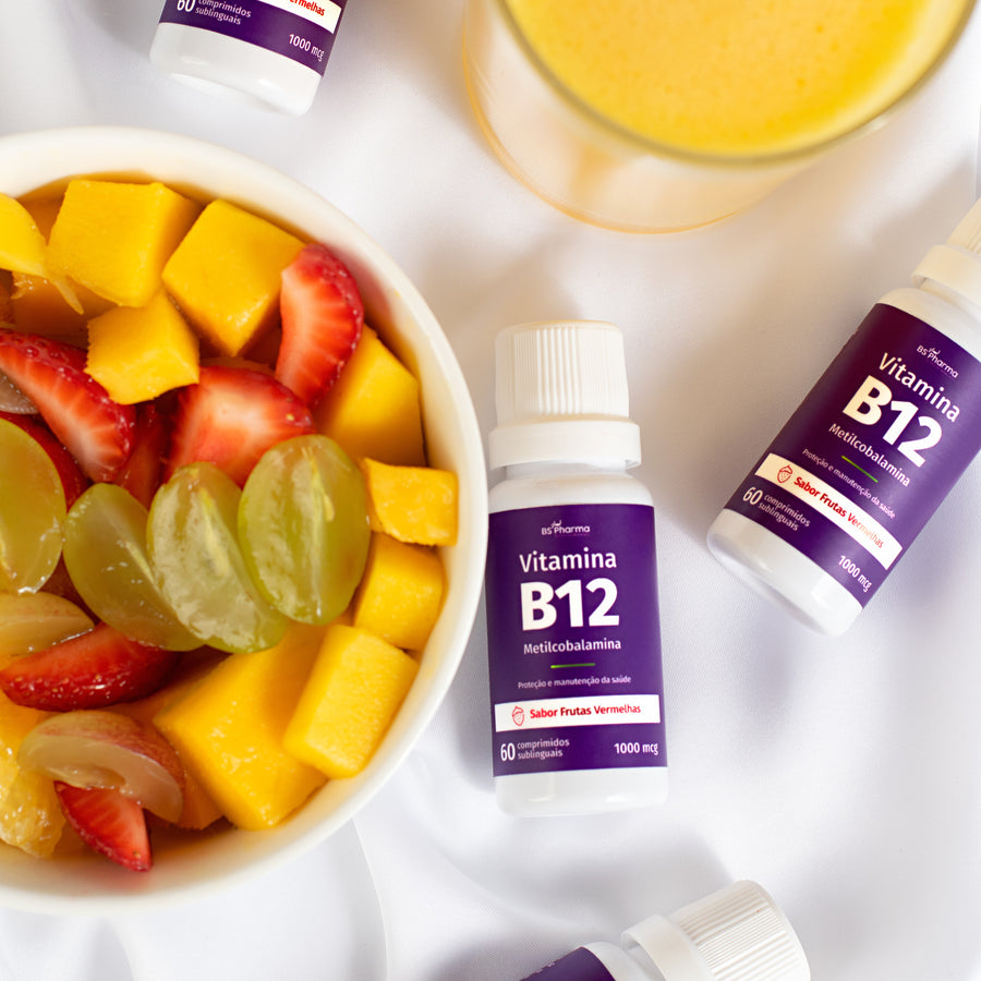 Vitamina B12 (Metilcobalamina) 1000 mcg, Sublingual, 60 Comprimidos da BS Pharma, foto 4