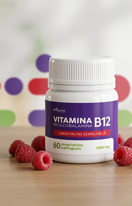 Vitamina B12 Metilcobalamina 1000 mcg Sublingual 60 Comp