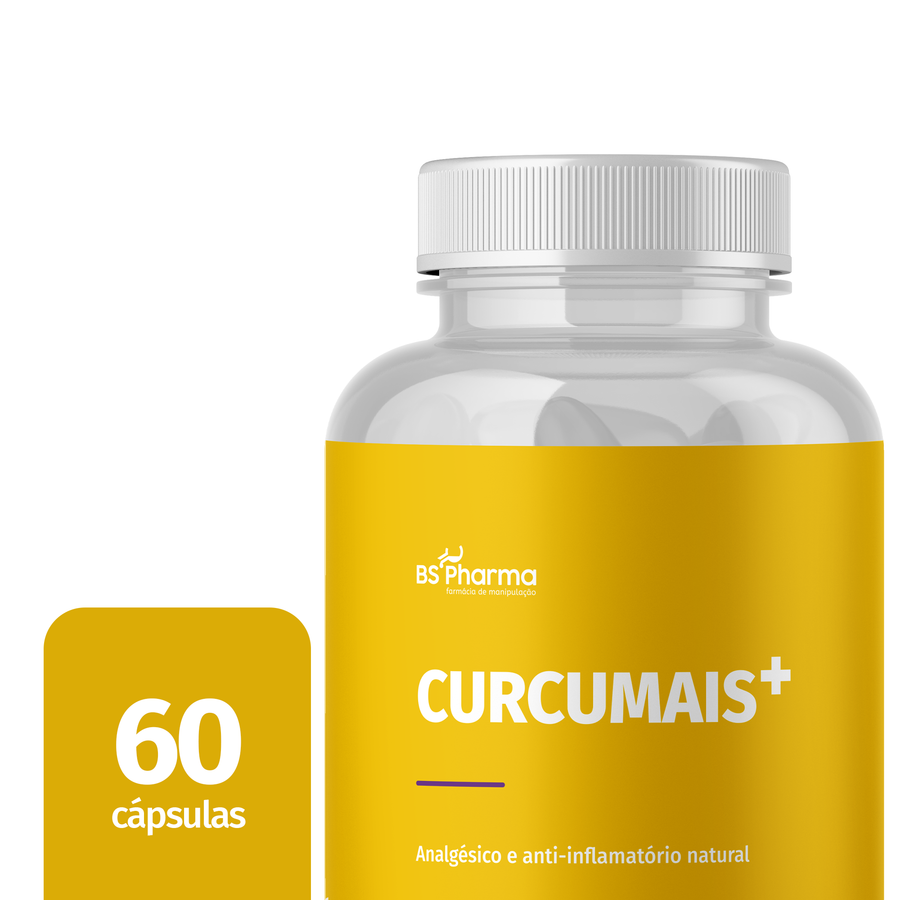 Informações do rótulo de Curcumais, Curcuma avançada, 60 Cápsulas da BS Pharma
