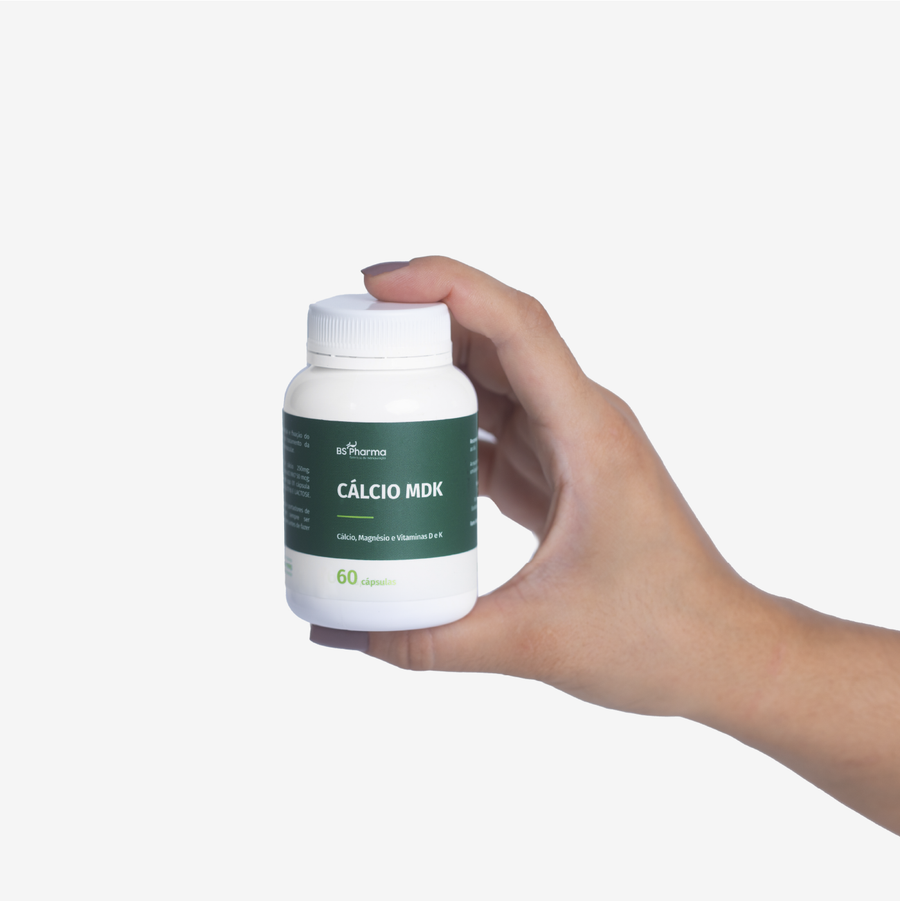 Cálcio e Vitaminas MDK, 60 Cápsulas da BS Pharma, foto 3