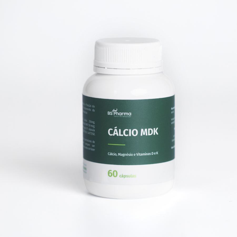 Cálcio e Vitaminas MDK, 60 Cápsulas da BS Pharma, foto 4