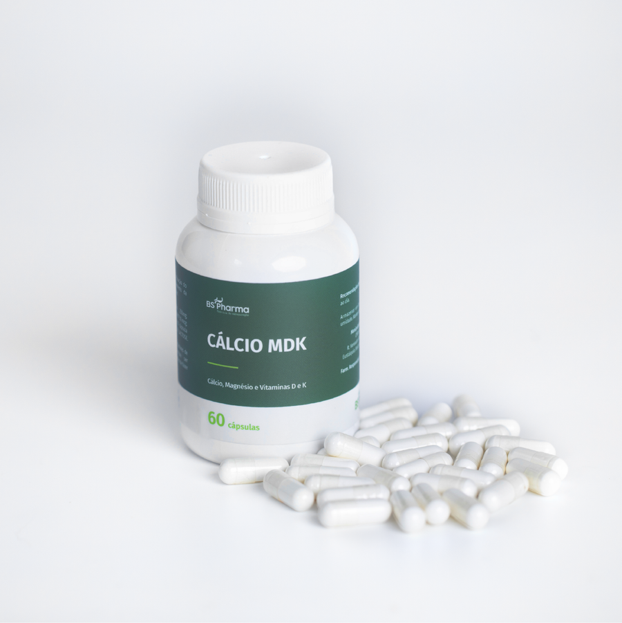 Cálcio e Vitaminas MDK, 60 Cápsulas da BS Pharma, foto 5