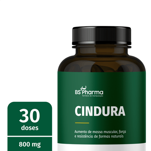 Informações do rótulo de Cindura (Mangostão e Canela) 800 mg, 60 Cápsulas da BS Pharma