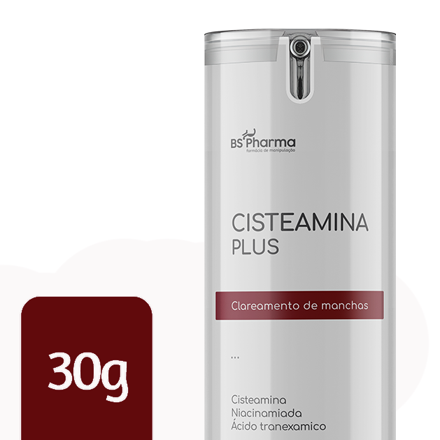Informações do rótulo de Cisteamina Plus com Ácido Tranexâmico e Niacinamida, Sérum Facial, 30 g da BS Pharma