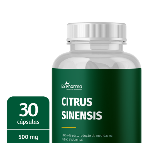 Citrus sinensis 500 mg - 30 Cápsulas