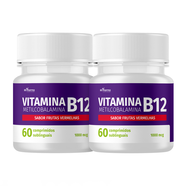 Combo Vitamina B12 Sublingual - 2x60 Comprimidos