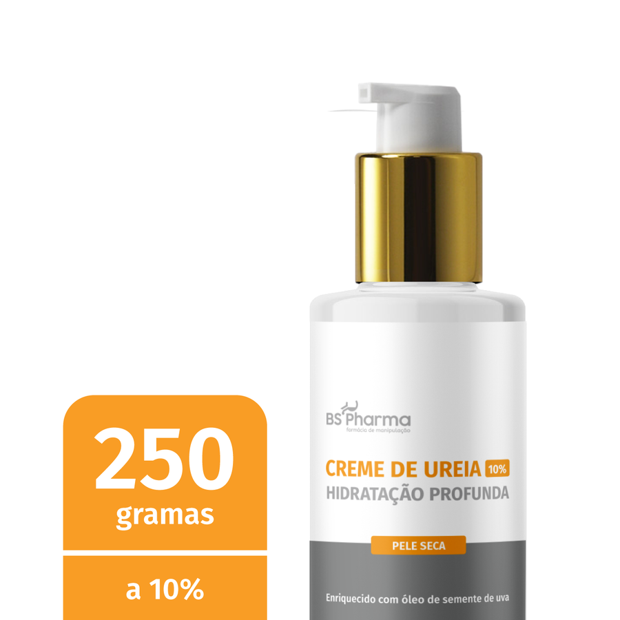 Creme hidratante corporal de ureia 10% - 250 gramas