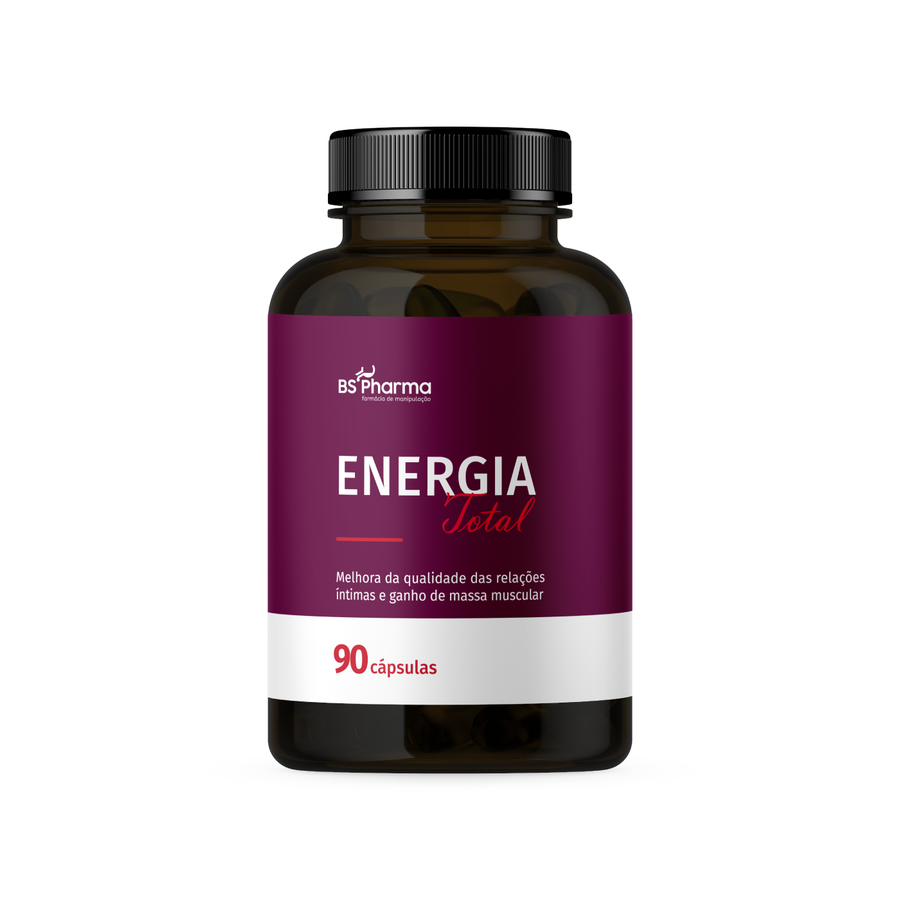 Embalagem de Energia Total, 90 Cápsulas da BS Pharma
