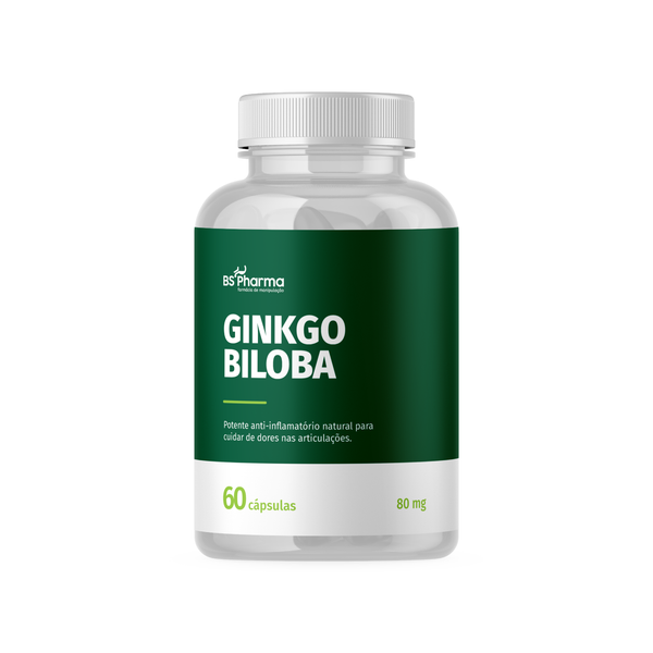 Ginkgo Biloba 80mg - 60 Cápsulas