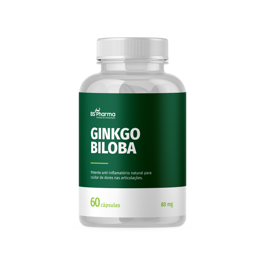 Ginkgo Biloba 80mg - 60 Cápsulas