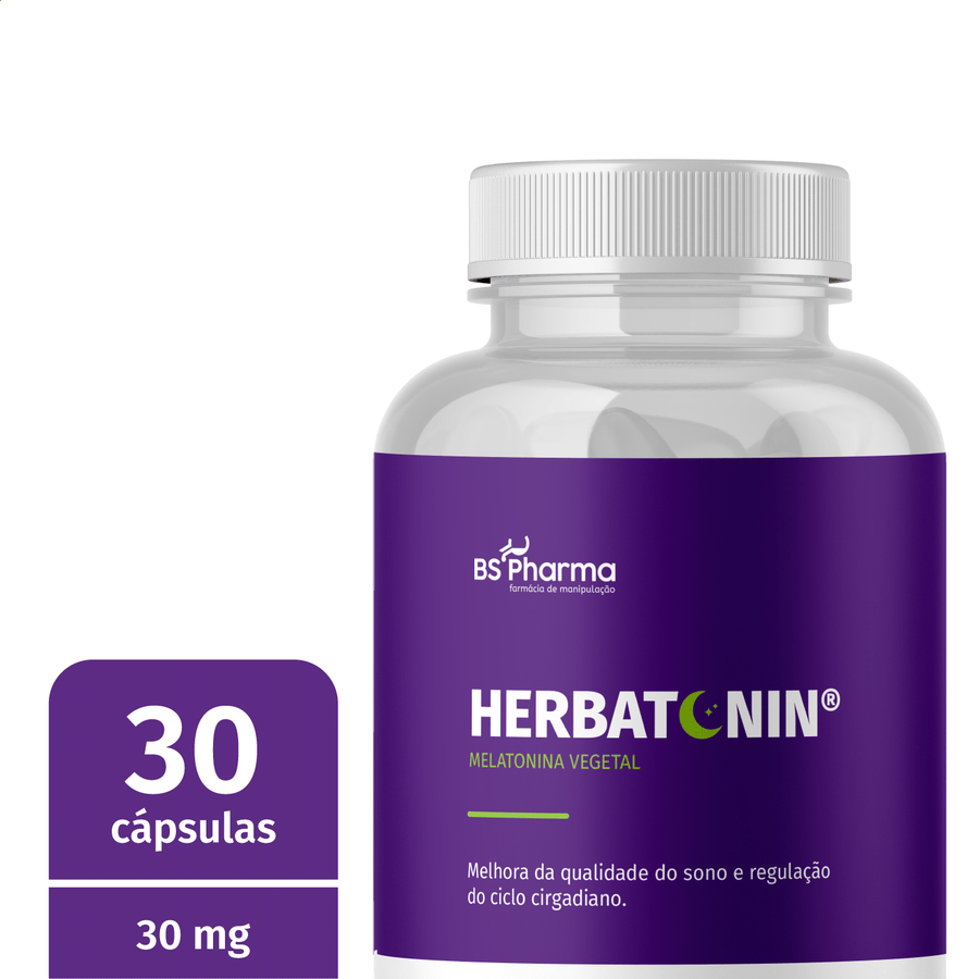 Informações do rótulo de Herbatonin 30mg, 30 Cápsulas da BS Pharma