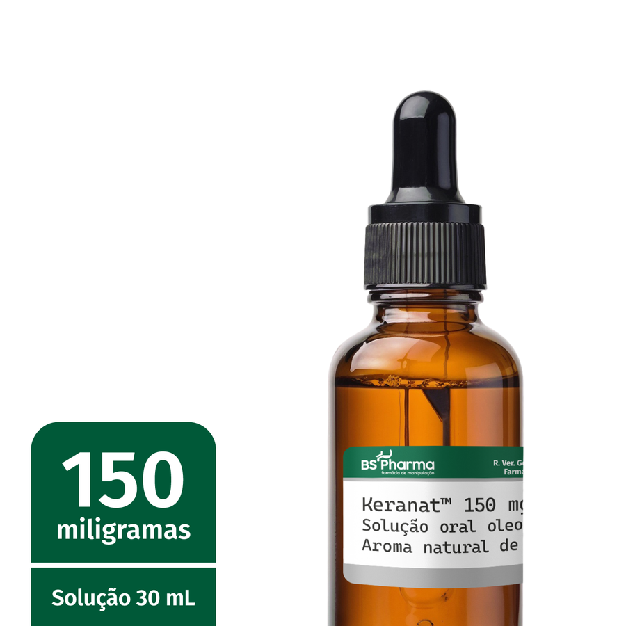Keranat (Miliacina) 150 mg - Solução Oral Laranja 30 ml
