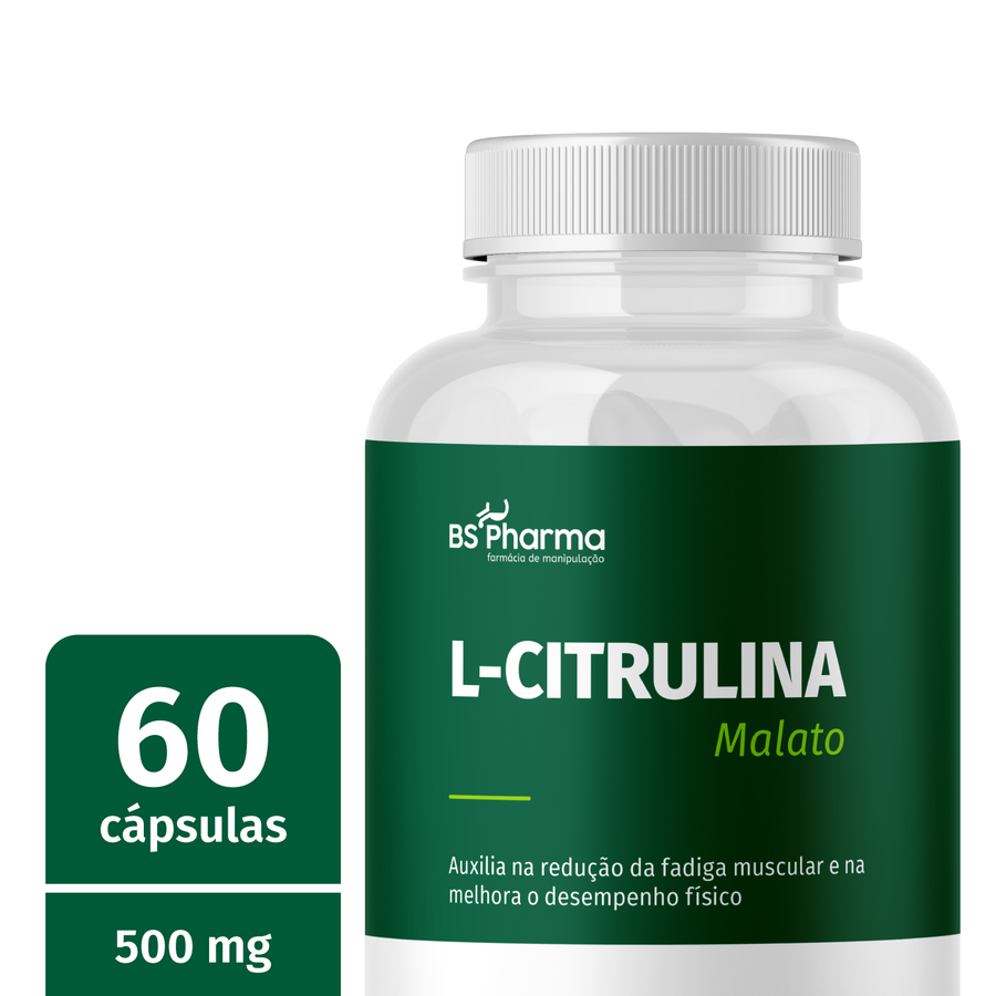 L Citrulina Malato 500mg - 60 Cápsulas
