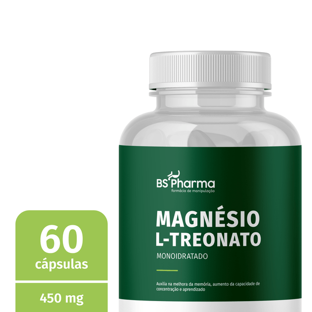 Magnésio L Treonato 450mg