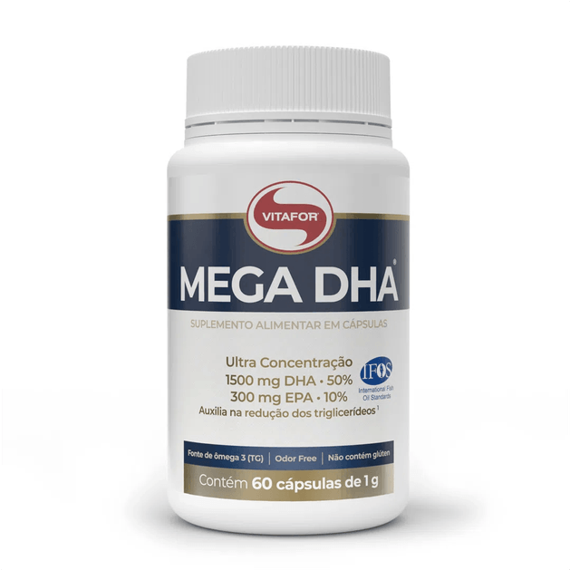 ômega MEGA DHA 60 Cápsulas