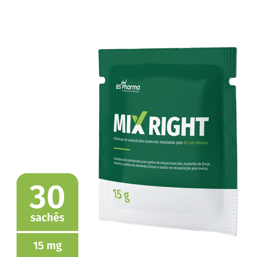 Informações do rótulo de Mix Right 15g, 30 Sachês da BS Pharma
