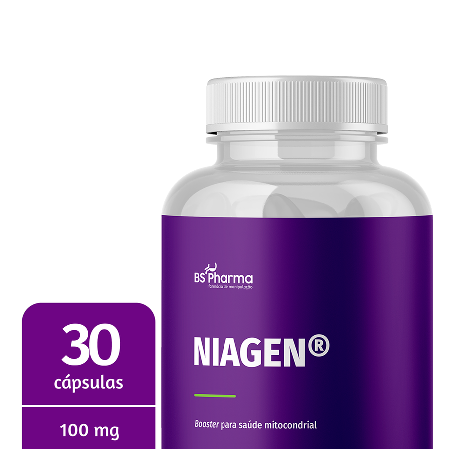 Informações do rótulo de Niagen 100mg, 30 Cápsulas da BS Pharma