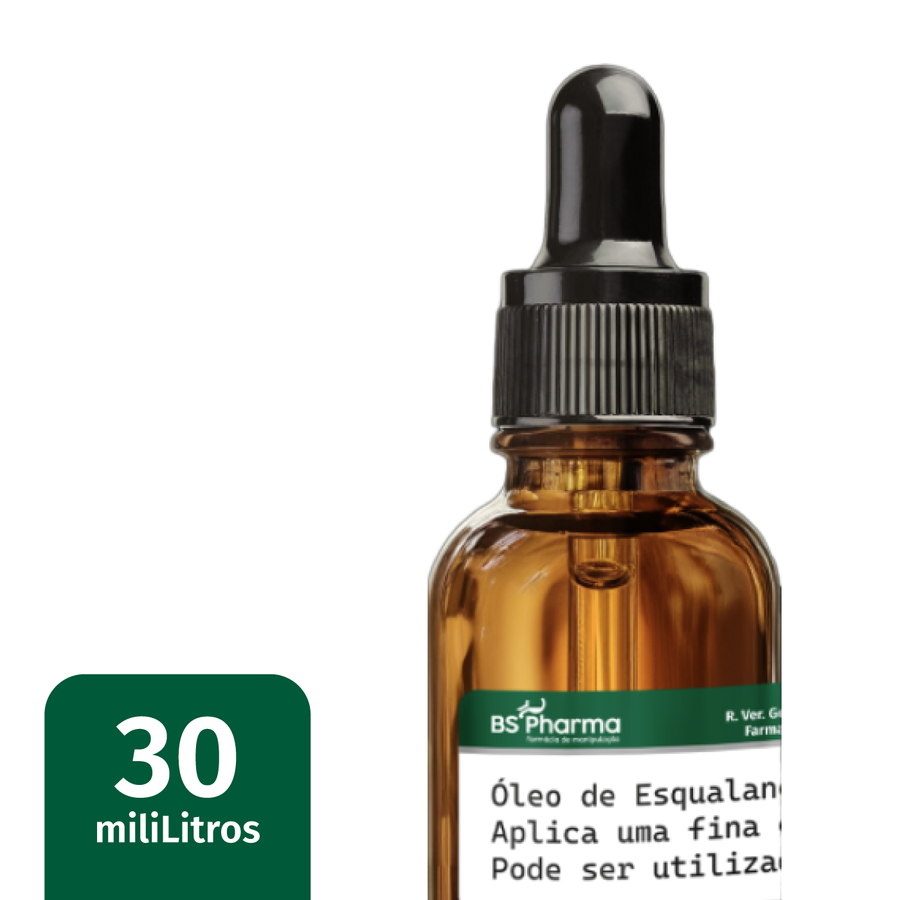 Informações do rótulo de Óleo de Hemiesqualano 100%, 30ml da BS Pharma