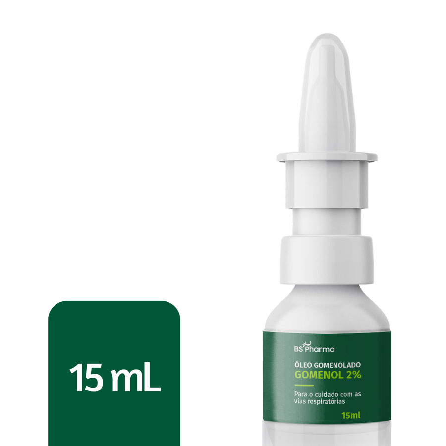 Informações do rótulo de Óleo Gomenolado 2%, Uso Nasal, 15 ml da BS Pharma