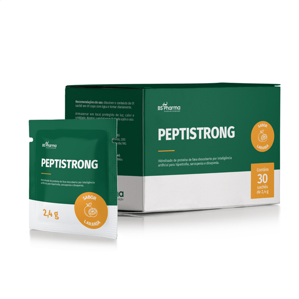PeptiStrong 2,4 g - 30 Sachês - Laranja