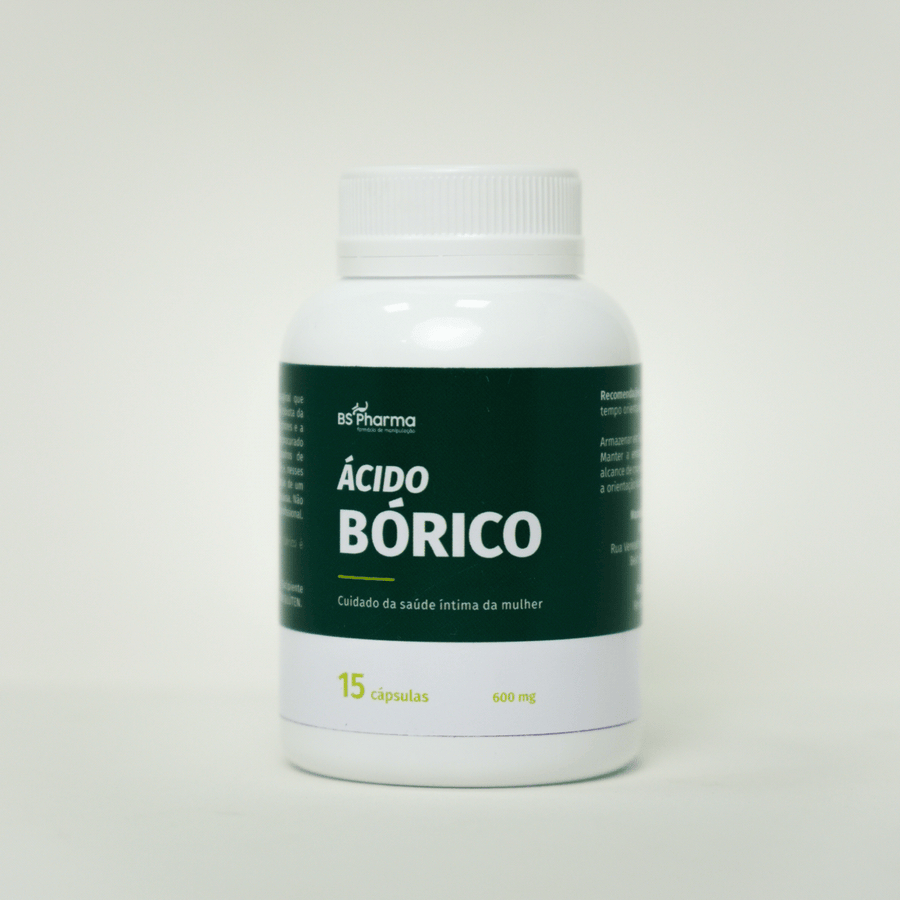 Ácido Bórico 600 mg, Cápsulas Vaginais, 15 Unidades da BS Pharma, foto 3