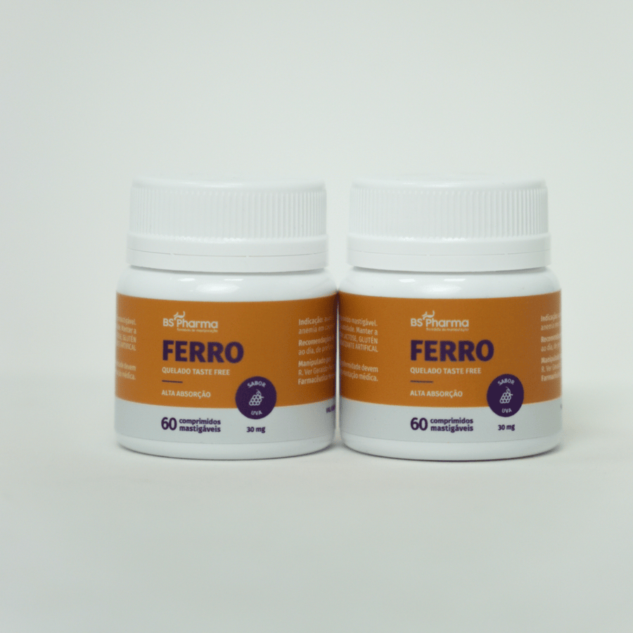 Ferro 30mg mastigável, 60 Comprimidos da BS Pharma, foto 6