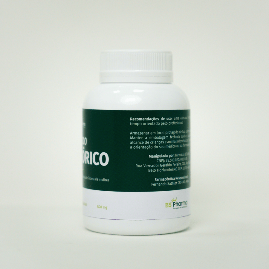Ácido Bórico 600 mg, Cápsulas Vaginais, 15 Unidades da BS Pharma, foto 4