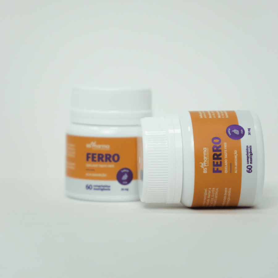 Ferro 30mg mastigável, 60 Comprimidos da BS Pharma, foto 8
