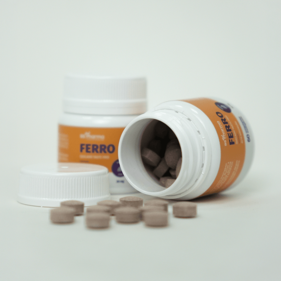 Ferro 30mg mastigável, 60 Comprimidos da BS Pharma, foto 12