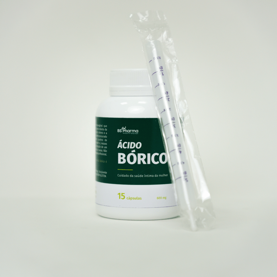 Ácido Bórico 600 mg, Cápsulas Vaginais, 15 Unidades da BS Pharma, foto 6