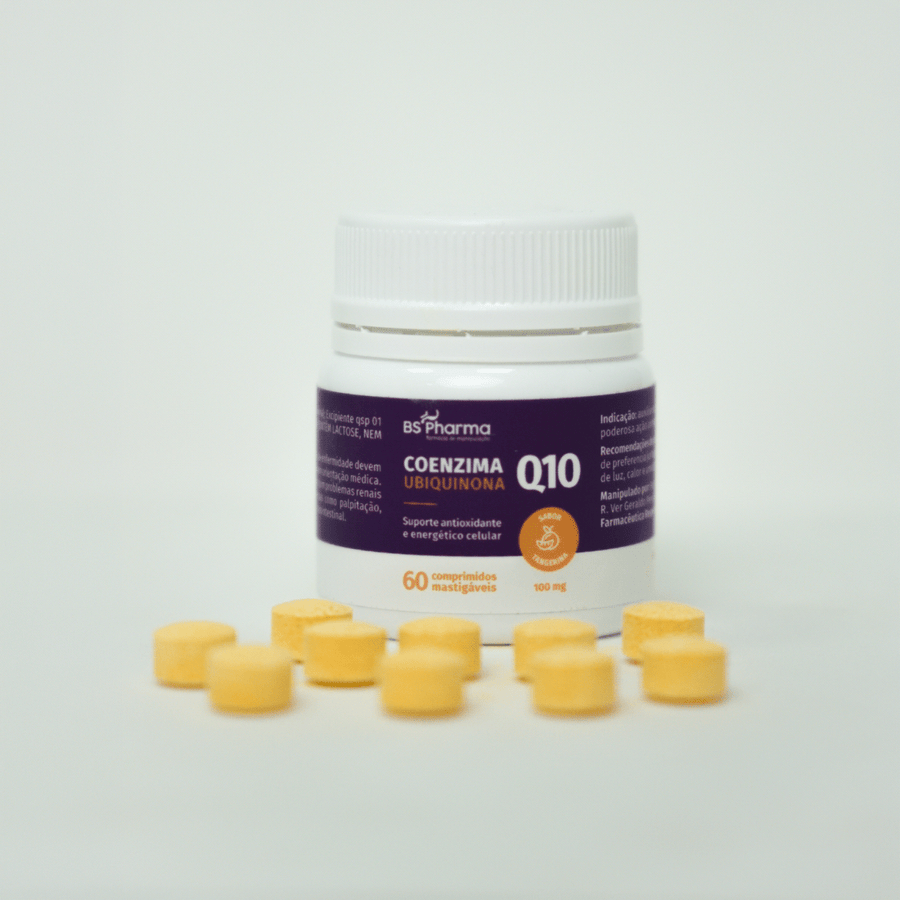 Coenzima Q10 100 mg, 60 Comprimidos Mastigáveis da BS Pharma, foto 14