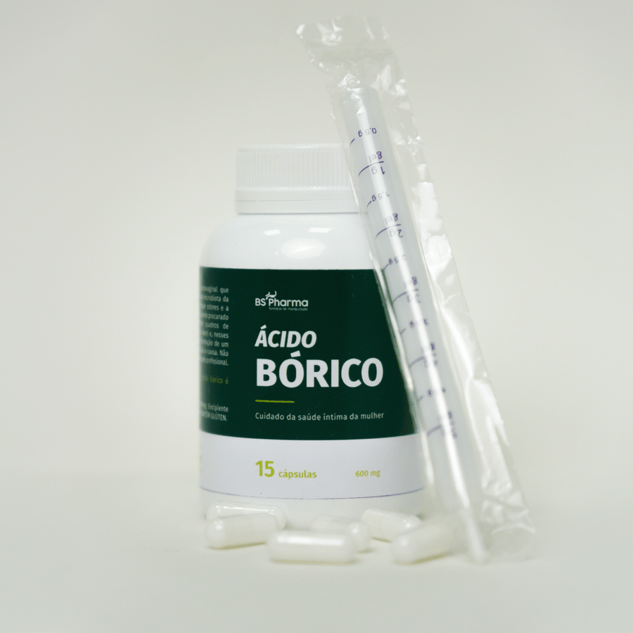 Ácido Bórico 600 mg, Cápsulas Vaginais, 15 Unidades da BS Pharma, foto 7