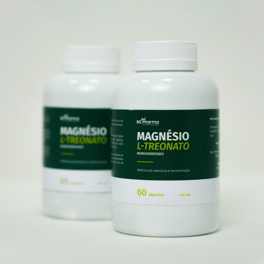 Magnésio L-Treonato 450 mg, 60 Cápsulas da BS Pharma, foto 7