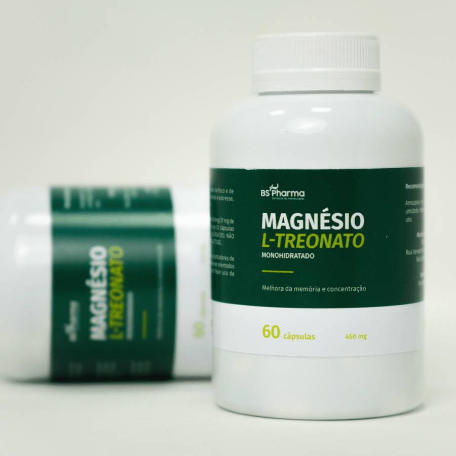 Magnésio L-Treonato 450 mg, 60 Cápsulas da BS Pharma, foto 13