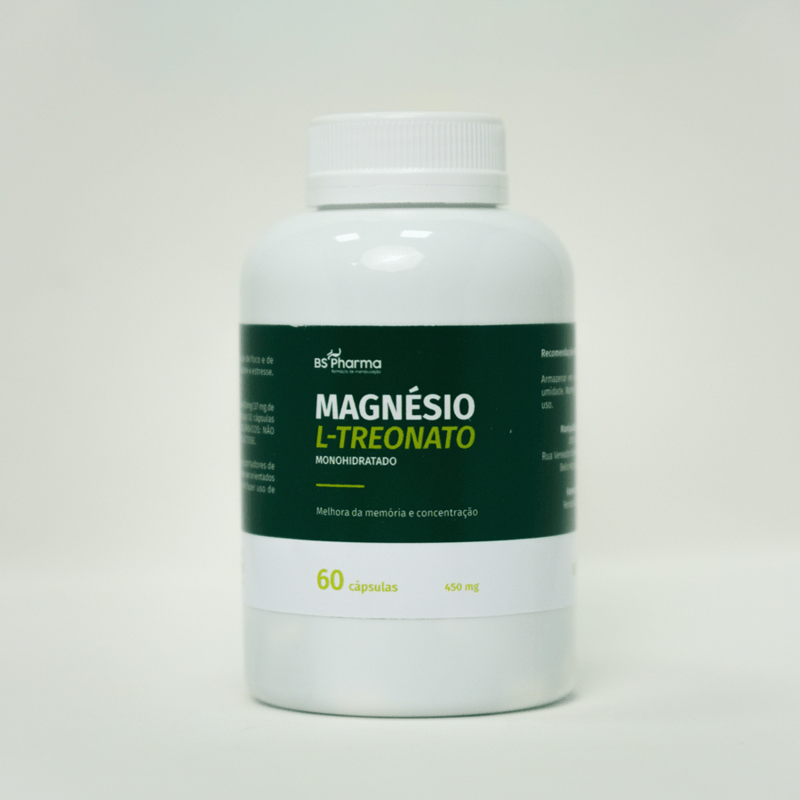 Magnésio L-Treonato 450 mg, 60 Cápsulas da BS Pharma, foto 14