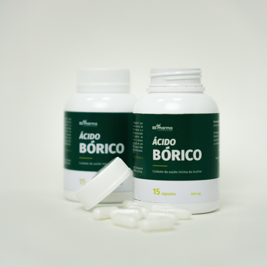 Ácido Bórico 600 mg, Cápsulas Vaginais, 15 Unidades da BS Pharma, foto 9