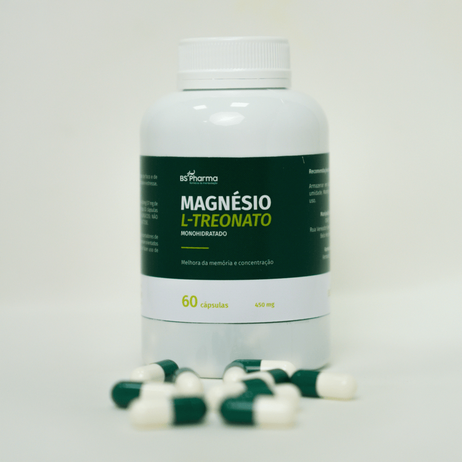 Magnésio L-Treonato 450 mg, 60 Cápsulas da BS Pharma, foto 6